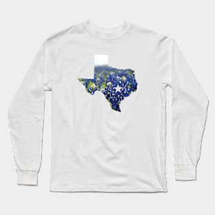 Blue Bonnet Texas Long Sleeve T-Shirt